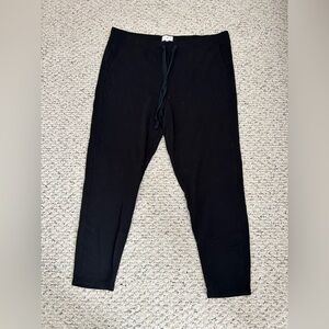 Lou & Grey signature soft lounge black drawstring leggings XL super soft